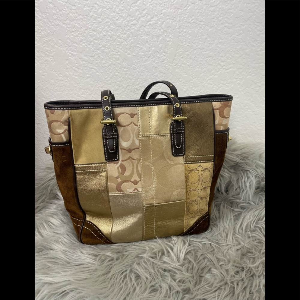 Coach patchwork purse